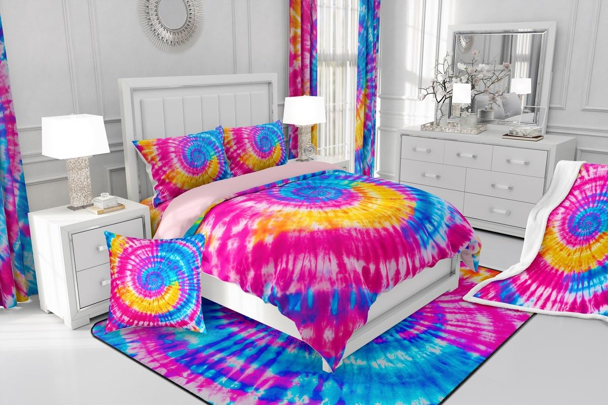 Amazon｜Erosebridal 絞り染め 掛け布団カバー ボヘミアン ジプシー